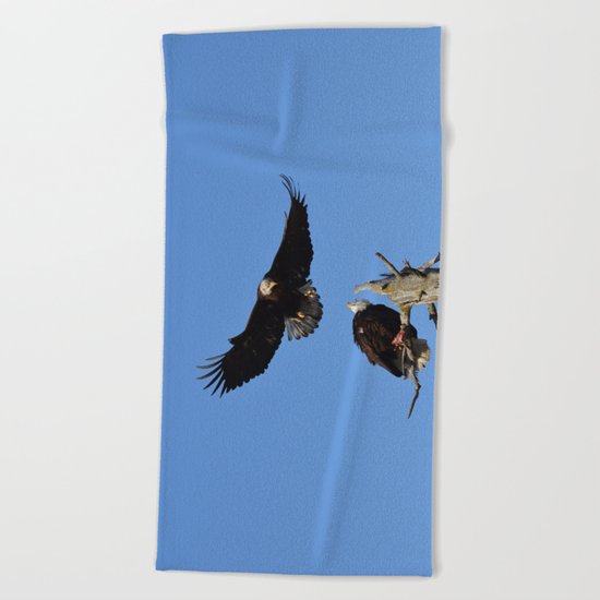 The Battle Begins Beach Towel