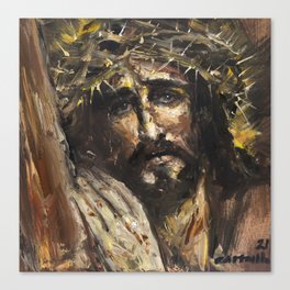 The Caress to the Cross Canvas Print