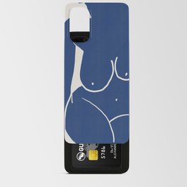 Nude in yellow 2 blue var Android Card Case