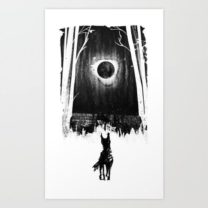 Barghest black dog of yorkshire dales art print Barghest black dog of yorkshire dales art print