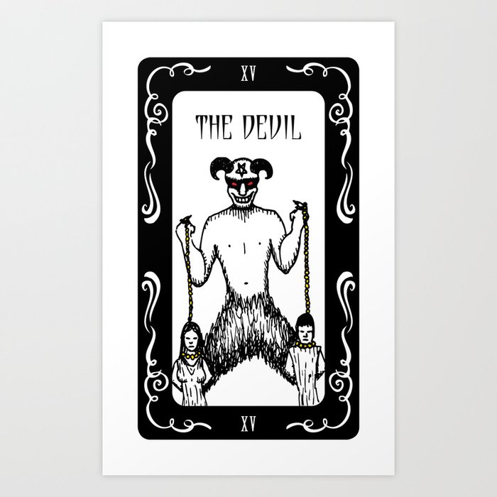 The Devil Tarot Art Print
