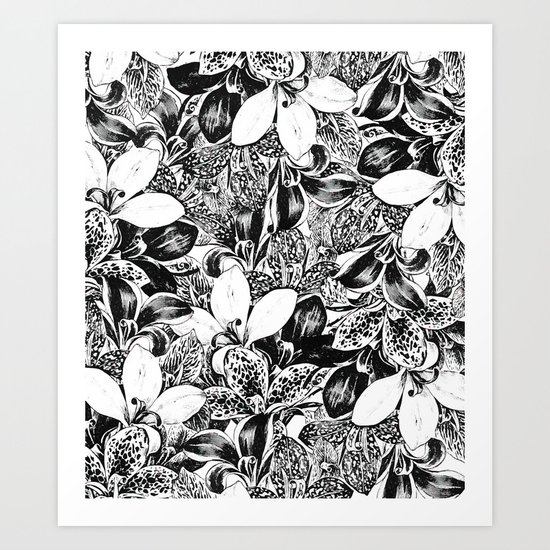 Monochrome #society6 #decor #buyart Art Print