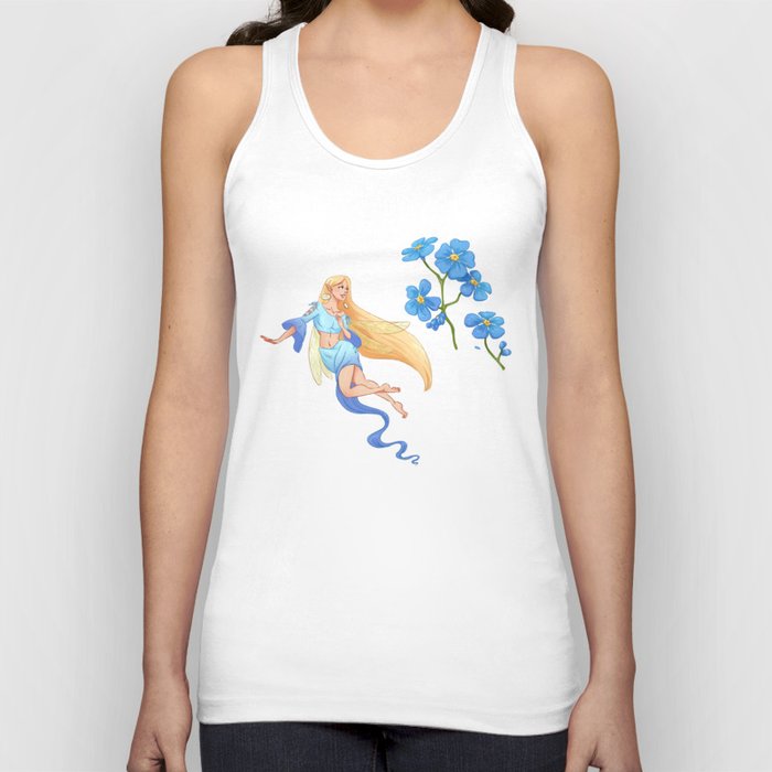 Faeries and flying frogs | light blue Tank Top