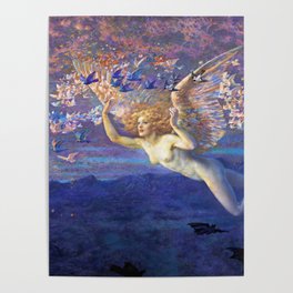 Wings of the Morning - Edward Robert Hughes Poster