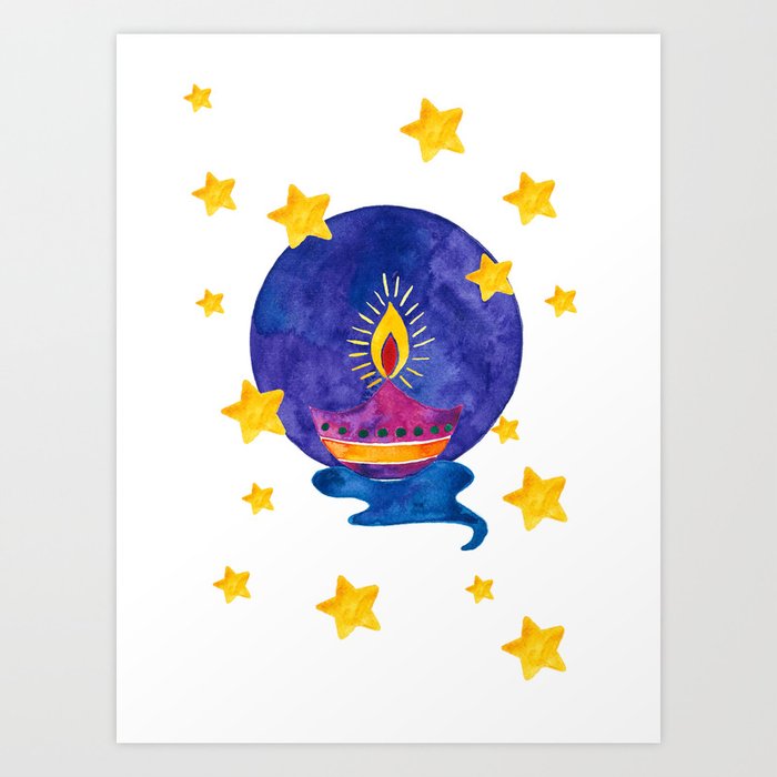 Happy Diwali Art Print By Cynh Society6