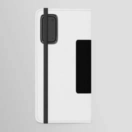 r (Black & White Letter) Android Wallet Case