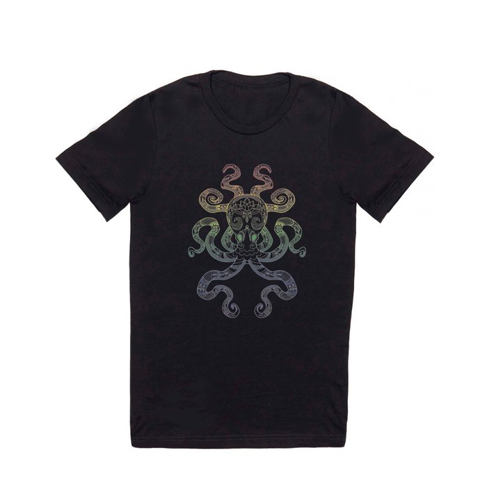 Color Me Octopus - Rainbow Pride T Shirt
