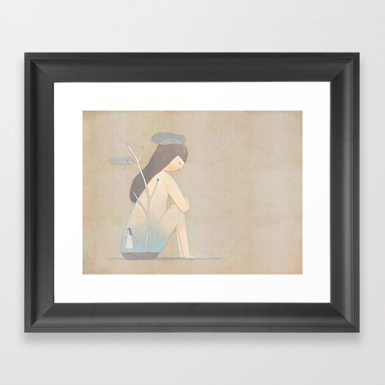 hello Framed Art Print