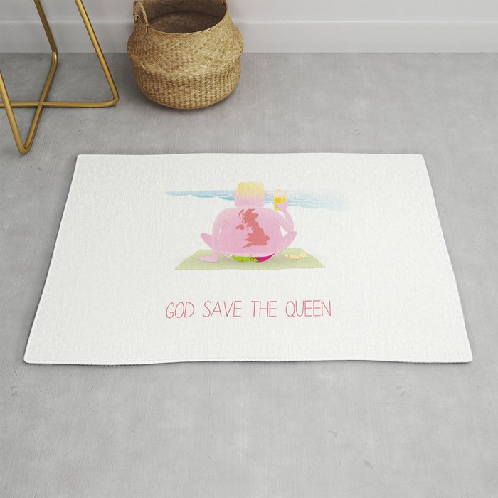 God Save The Queen Rug