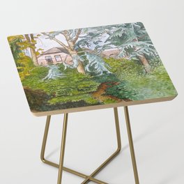 Farmhouse Behind The Trees Side Table