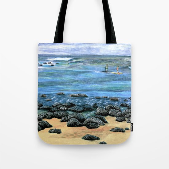 Poipu Beach Landscape Tote Bag