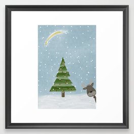 Christmas theme Framed Art Print