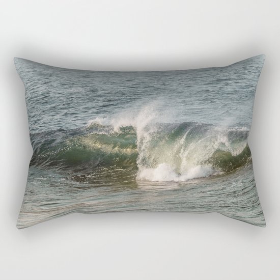 Wave at Bearskinneck Rectangular Pillow