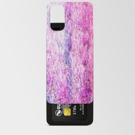 bright purple and pink ombre fluff gradient Android Card Case