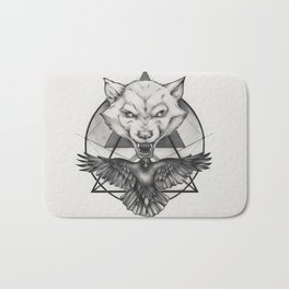 Wolf and Crow - Emblem Bath Mat