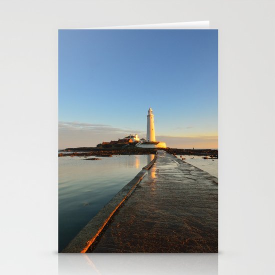 St Marys Lighthouse Stationery Cards