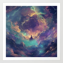 Nebula Dreamer Art Print