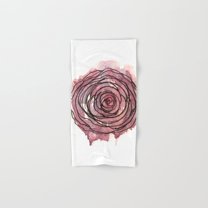 rose bath towels