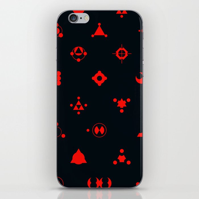 An extraterrestrial road map iPhone Skin