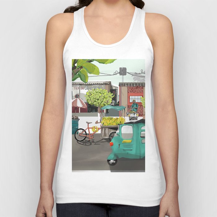 Barranquilla Streets of Colombia Tank Top