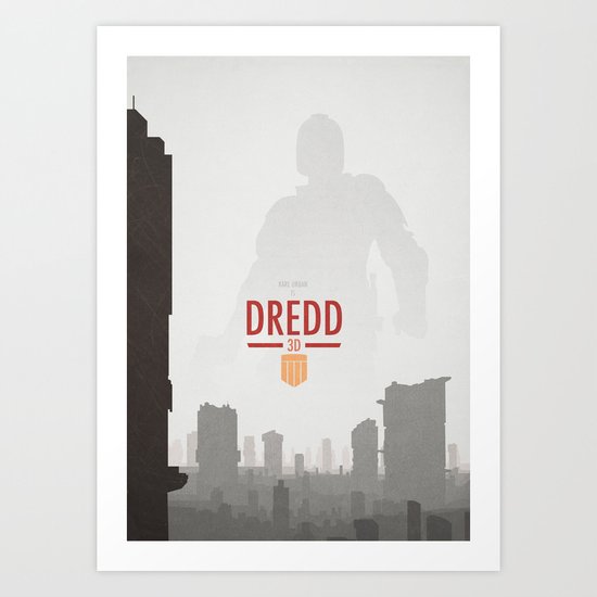 Dredd (2012) Art Print