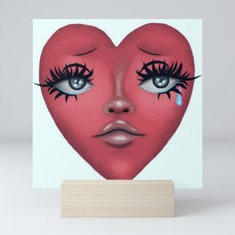 lost heart </3 Mini Art Print