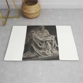 Statue -in charcoal Rug