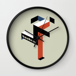 Bauhaus #1 Wall Clock