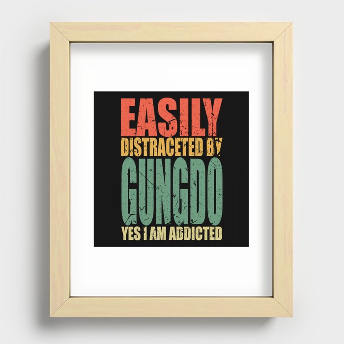 Gungdo Say Funny Recessed Framed Print