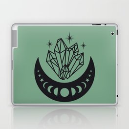Moon Phases and Crystals Boho Laptop Skin