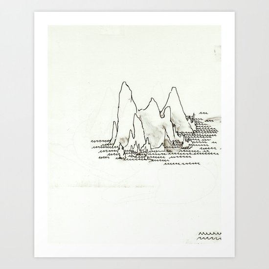 Mountains Art Print