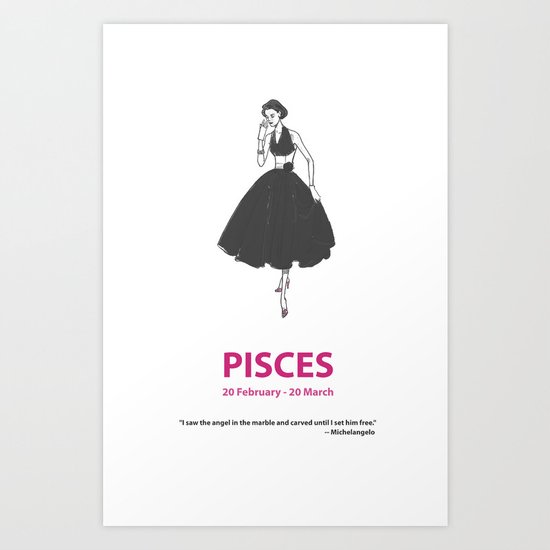 Pisces Art Print
