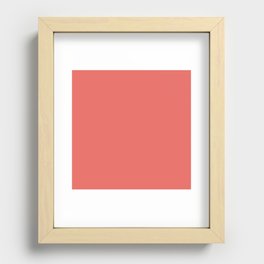 Alluring Red Recessed Framed Print