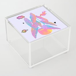 Cosmic plant in neon Acrylic Box