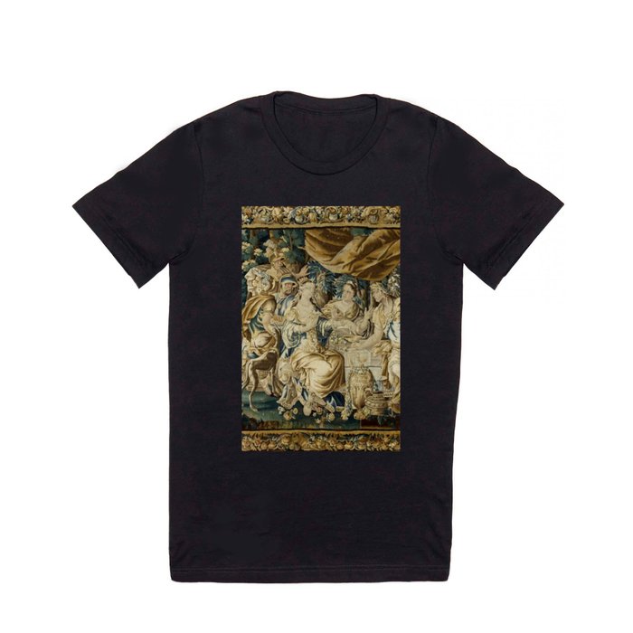 Antique 18th Century French Aubusson Cleopatra Banquet Tapestry  T Shirt