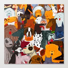 dogs Canvas Print
