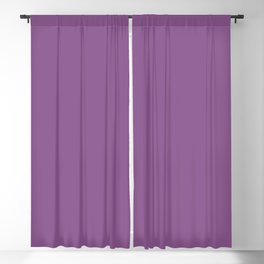 Bright Mid-tone Purple Solid Color Inspired by Valspar America Cosmic Berry 4001-10C Blackout Curtain