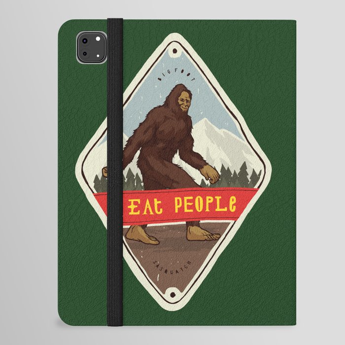 Bigfoot - I Eat People iPad Folio Case