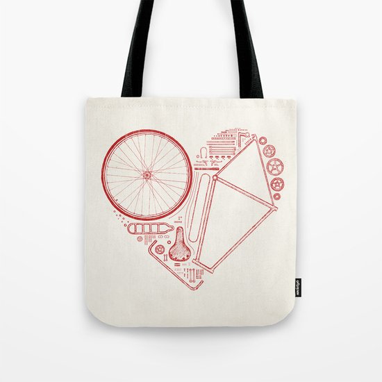 Love Bike Tote Bag