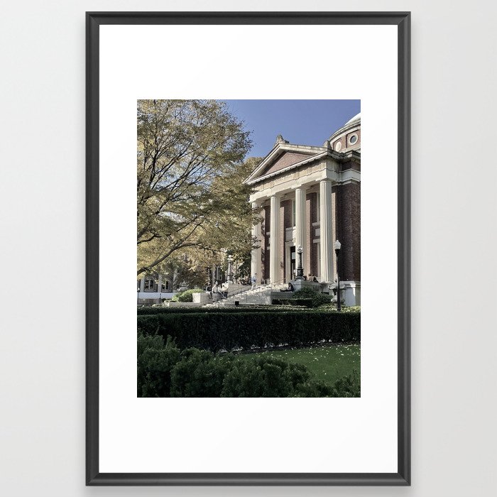 On Campus II (Columbia University) Framed Art Print