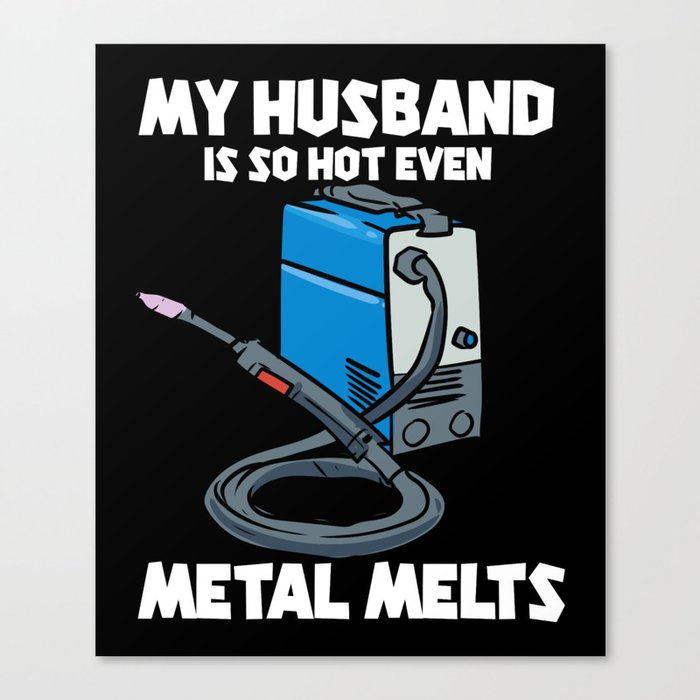 Even Metal Melts Canvas Print