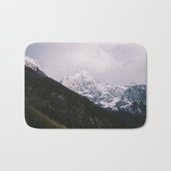 Contrast Mountains Bath Mat