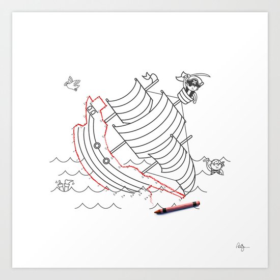 Arrrr ya gonna finish? Art Print