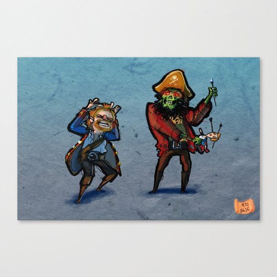 Use Verb on Noun #32: Monkey Island 2: LeChuck's Revenge Canvas Print