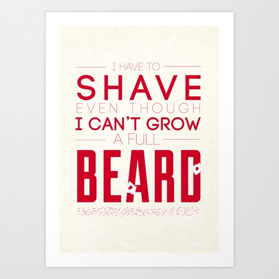 Beard Art Print