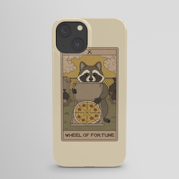 Wheel of Fortune - Raccoons Tarot iPhone Case
