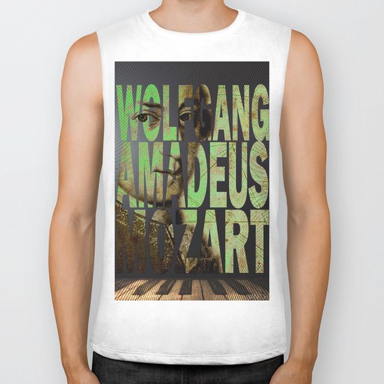 Wolfgang Amadeus Mozart Biker Tank