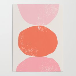 abstract orange Poster