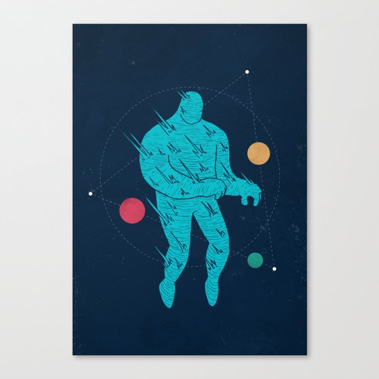 Burning Man Canvas Print