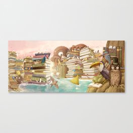 The Library Islands Canvas Print